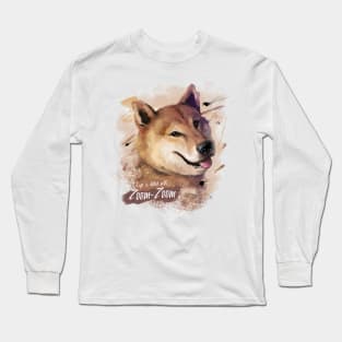 Zoom-Zoom - Shiba Inu Long Sleeve T-Shirt